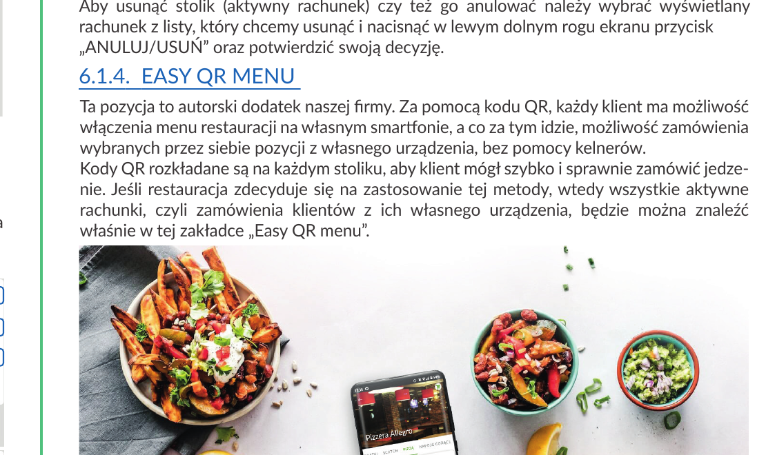 Easy QR Menu - zamawianie z telefonu przez kod QR
